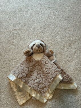Plush Sloth Lovey Blanket